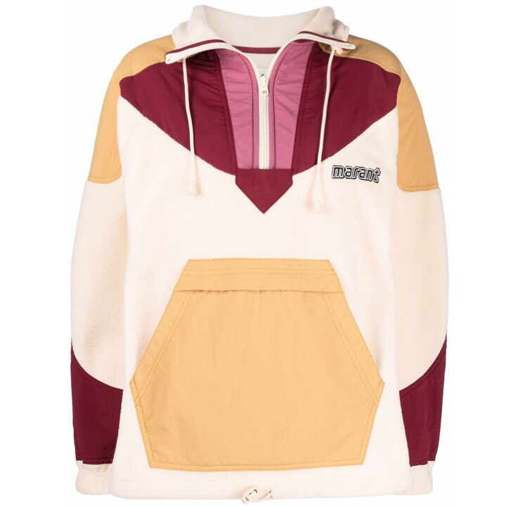 ISABEL MARANT [명품] 22SS MANTSYNI 컬러블럭 아노락 자켓 버건디 MA1122 22P086E 80BY