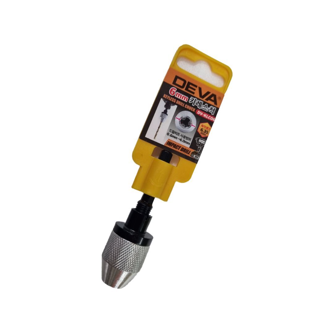오너클랜 DEVA 데바 6mm 키레스척 DV-KLC06 임팩드릴척 아답터