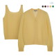 [LBL]●25FW 이태리 알파카울 블렌드 가디건+슬리브리스 SET