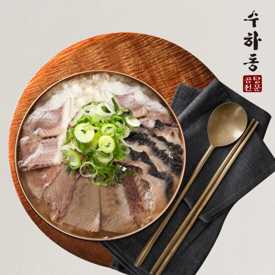 [이화수](서울식 곰탕 맛집) 수하동 한우 특 암소곰탕 585g*10팩