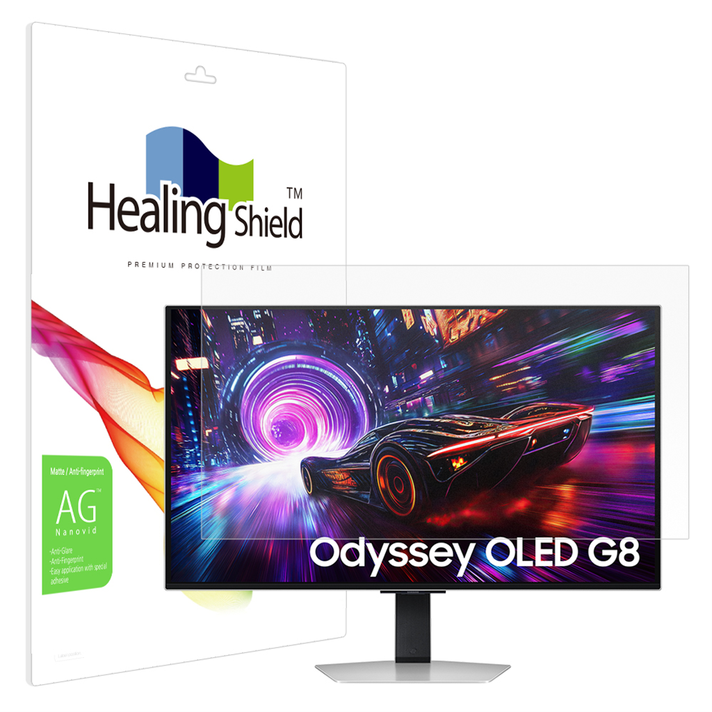 힐링쉴드 삼성 UHD 오디세이 OLED G8 LS32FG812 저반사 액정보호필름
