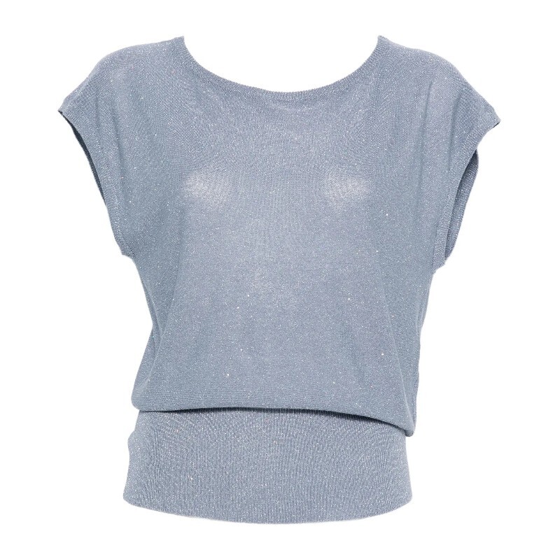 HERNO 에르노 에르노 니트 베스트 MG000226D76089 9128 AZZURRO GRIGIATO