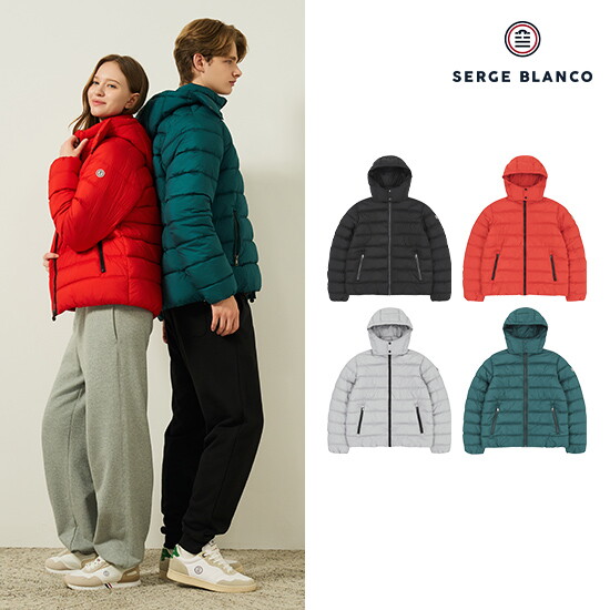 [세르즈블랑코]세르즈블랑코 25FW 유니 라이트온 패딩점퍼