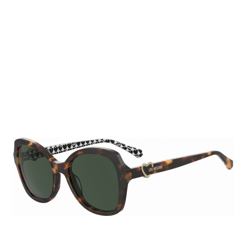 러브 모스키노 러브모스키노 토르토이즈쉘 프레임 다크 그린 렌즈 선글라스 MOL059S 05L QT