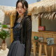 [에고이스트]9.(BLUE LABEL) 플랩 포인트 끈나시형 롱 원피스 (EQ2OOP07)