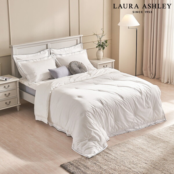 상세참조 로라애슐리 심플라인 바이오워싱 60수 고밀도 광폭 면 차렵이불(Q)200x230(R11E3LBA24)GN