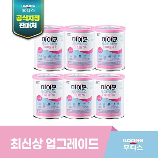 [일동후디스][산양유 다이어트 단백질][6캔]일동후디스 하이뮨 프로틴밸런스 다이어트케어(304gx6캔)