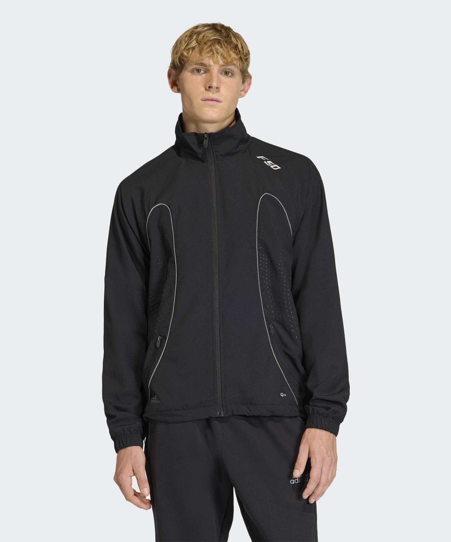 아디다스 매장정품 아디다스 ADIDAS KE0735 매장정품 F50 루스 트랙 탑 블랙 트레이닝재킷 스포츠웨어 6192208