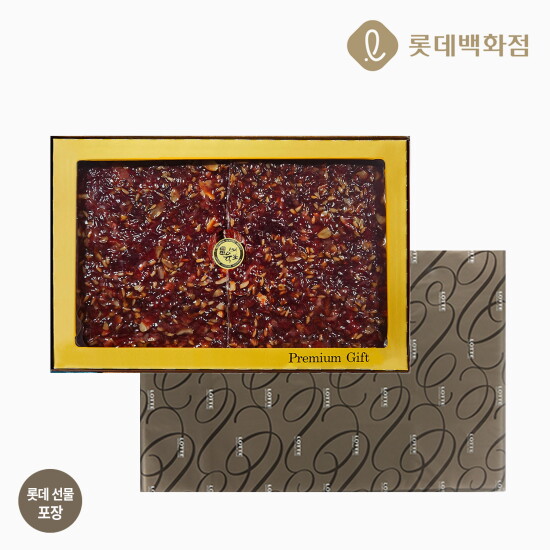 [선미육포](선미육포) 촉촉 한우견과육포 300g (실속3호) 선물세트 롯데선물포장
