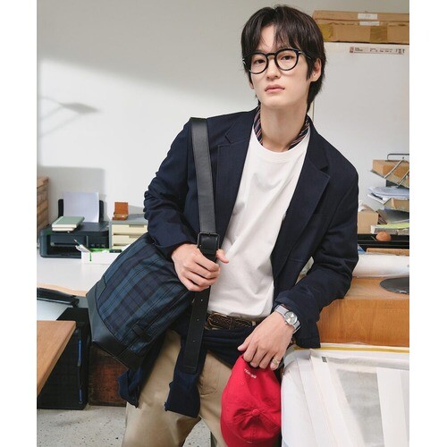 빈폴 액세서리 빈폴 액세서리 체크 숄더백 그린 7182957 BE67D2M29M