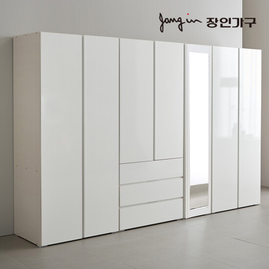 [장인가구]탐스 2800 전신거울 옷장 (착불)