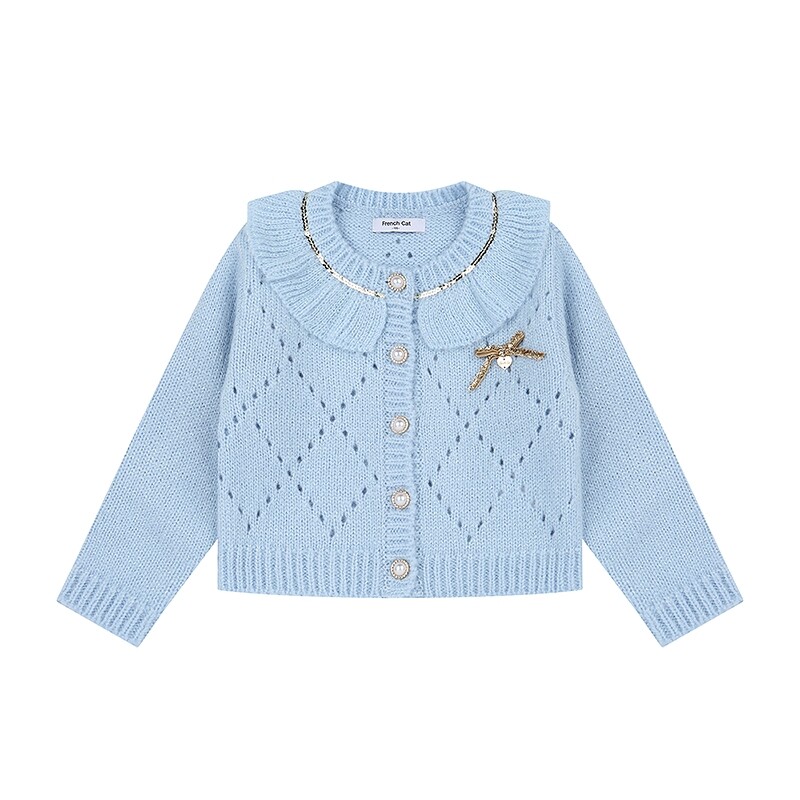 프랜치캣 L/BL 니트 가디건Q56DBW011