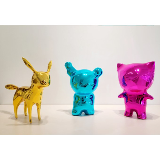 [페이토 갤러리][LUCY x 노준] The Crease of Time –SET (Sky Blue. Temmy / Pink E. Clo / Gold D. Foxi)