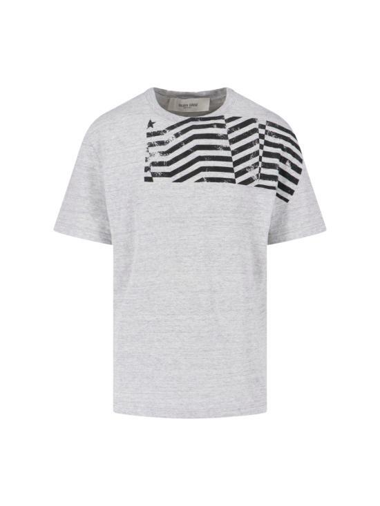 GOLDEN GOOSE 골든구즈 [해외] 26SS 골든구스 반팔 티셔츠 GUP01220 P002523 60255 Grey