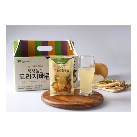 [슬로푸드][슬로푸드] 생강품은 도라지 배즙 100g x 60포 