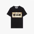 [MSGM] 여성 박스 로고 반팔티 블랙 MGM22FRTS305BK