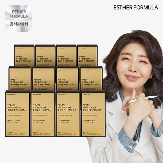 [에스더포뮬러][12박스]여에스더 맥주효모 비오틴 울트라케어 5200 맥스 24주분