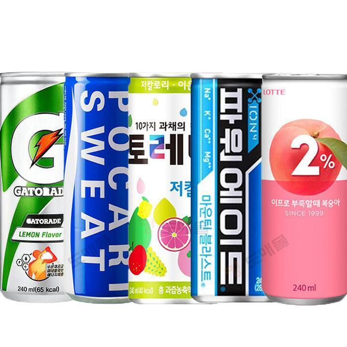 동아오츠카/국내산/동아오츠카 롯데 [롯데]이온음료 포카리 파워 게토레이 토레타 이프로 각6개씩 30캔 (11686708)