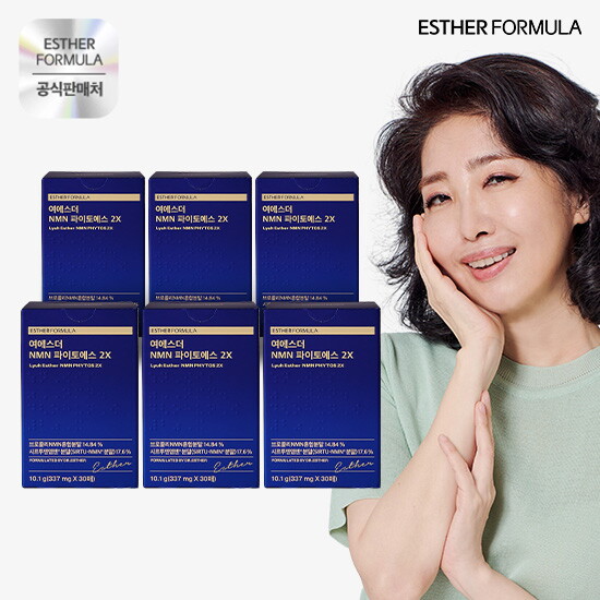 [에스더포뮬러]T◇[6박스]여에스더 NMN 파이토에스 2X 6개월분 (30매 x 6박스)