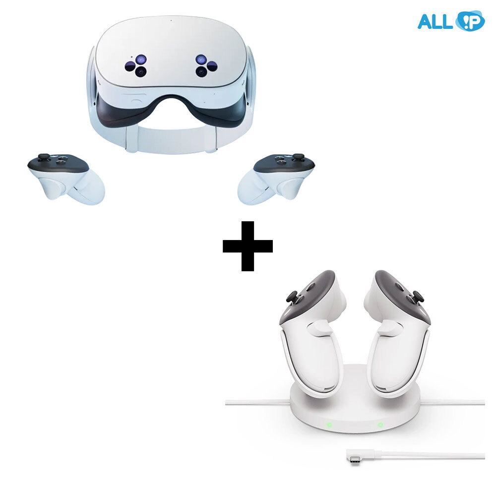 Meta Platforms Technologies, LLC 퀘스트 메타 퀘스트 3/3S 겸용 정품 소형 충전 도크+메타퀘스트3S 128GB