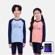 [썬글레이드][수영가방 증정][썬글레이드] 아동용 UV 래시가드 투피스