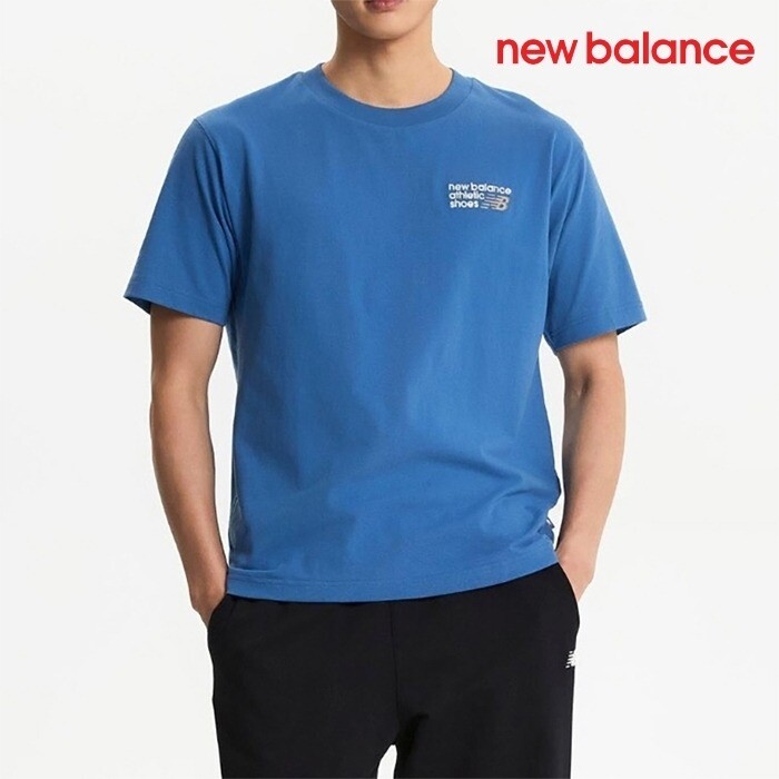 뉴발란스 뉴발란스 [뉴발란스]뉴발란스 반팔티 /5- NBNEF22461 50 / M41908 AHLEICS 그래픽 반팔티(SEMI OVER FI)