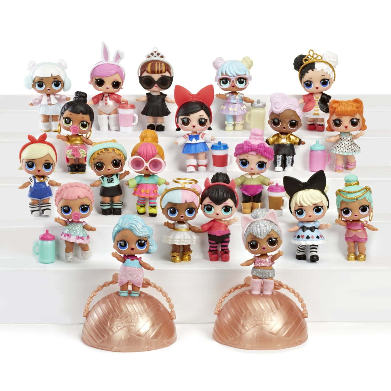 보드엠 롤 서프라이즈! 시리즈 2 웨이브 1 Bon Bon Tots Big Sister Green Doll LOL 터무니없는 MGA
