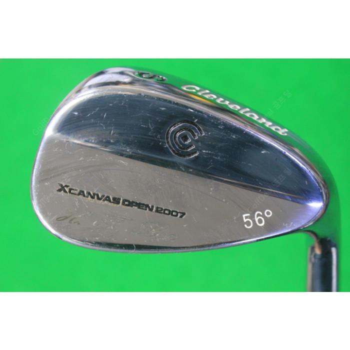 클리브랜드 골프 클리브랜드정품 56도 XCANVAS OPEN2007 트루템푸 588크롬 중고웨지