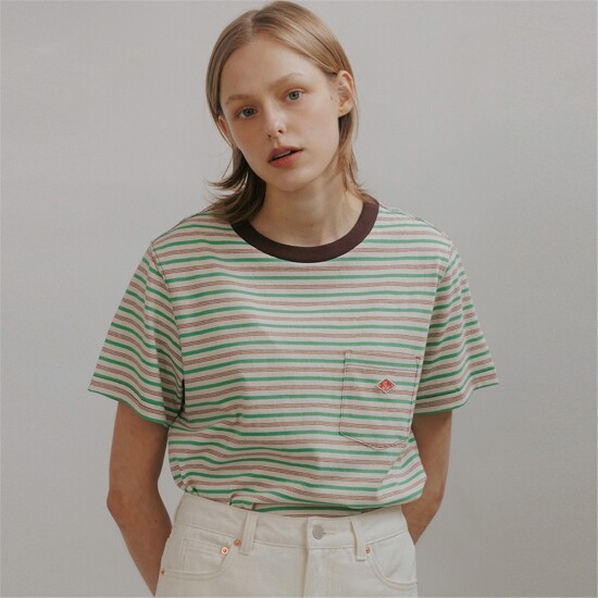 [블랭크공삼][블랭크03] stripe pocket t-shirt (3colors)