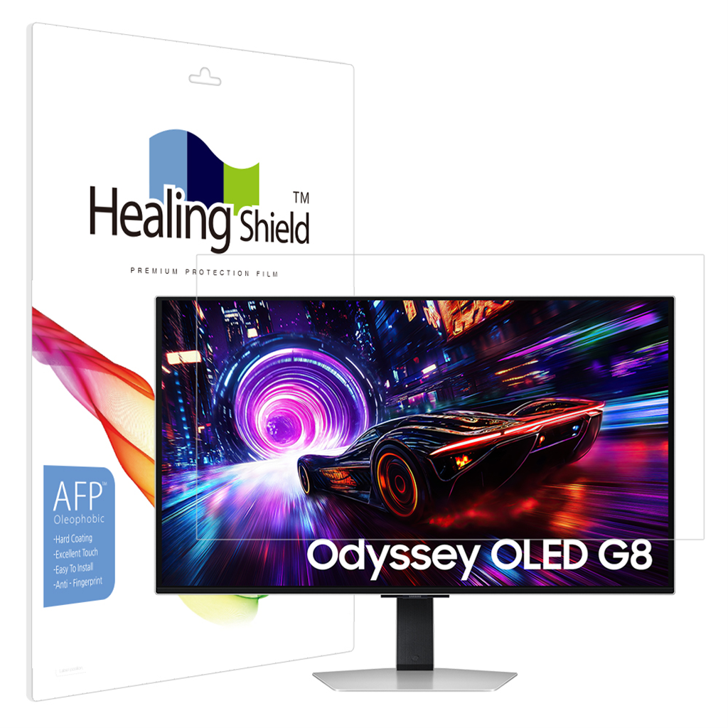 힐링쉴드 삼성 오디세이 OLED G8 G81SF LS32FG810 올레포빅 액정보호필름