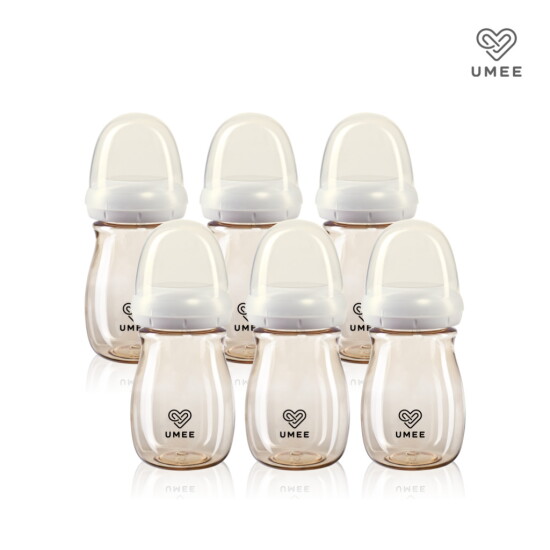 [유미][유미] PPSU 260ml 레벨업젖병 6개입 세트 (젖꼭지 미포함)