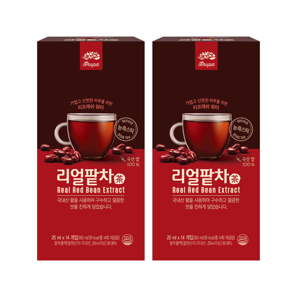 테루파 리얼팥차 28T 농축액상 국산팥 100%