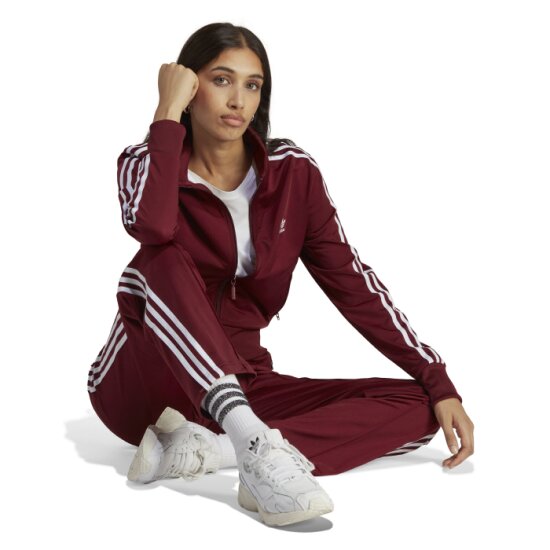 Ladies burgundy adidas tracksuit outlet
