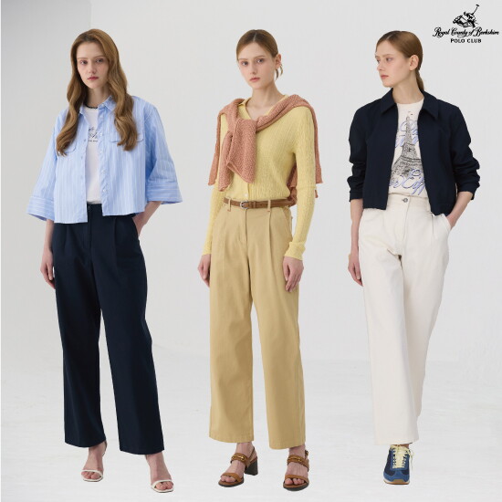 [RCBPC]O RCB POLO CLUB 26SS 여성 헤리티지 시그니처 팬츠 2종(R603W)