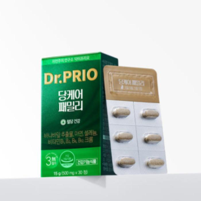 엠에스바이오텍 셀러허브 식품 닥터프리오 케어 패밀리 바나바잎 추출물 아연 30정