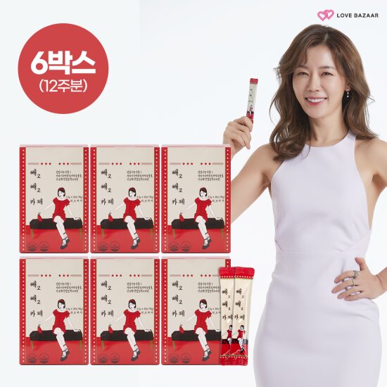 [안선영 다이어트][12주분] 카페 12주분 6박스 (3.5g*28포*6박스)