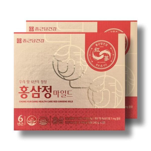 하프클럽(식품) [하프클럽/기타]종근당건강 홍삼정 마일드 240g 2병 2박스 /wb