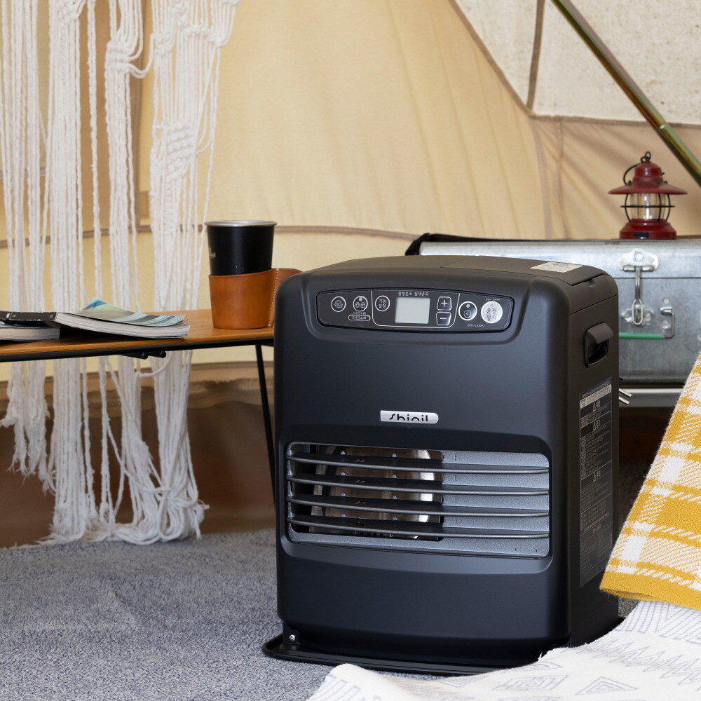 신일 [예약발송][12월12일 순차출고][25년 최신상품 입고]신일전자 차일드락 에코 캠핑 300 팬히터 SFH-L330PJ / 5L 매트블랙