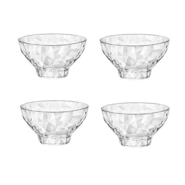 교보문고 마누크리스탈 보르미올리 다이아몬드(미니) 디저트볼(220ml) 4개