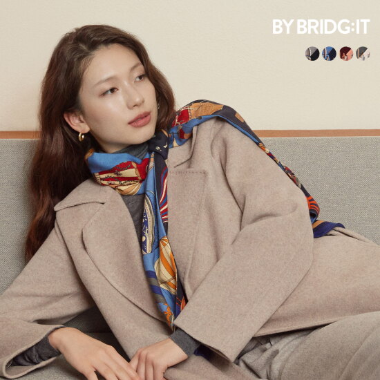 [바이브리짓](런칭가 79,900원)(울실크) 빅 트윌리 스카프