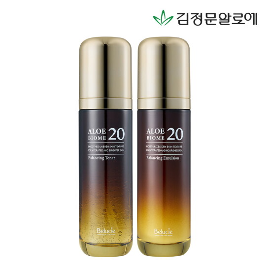 [김정문알로에][김정문알로에] 베루시에 바이옴20 토너 에멀젼 기초 2종