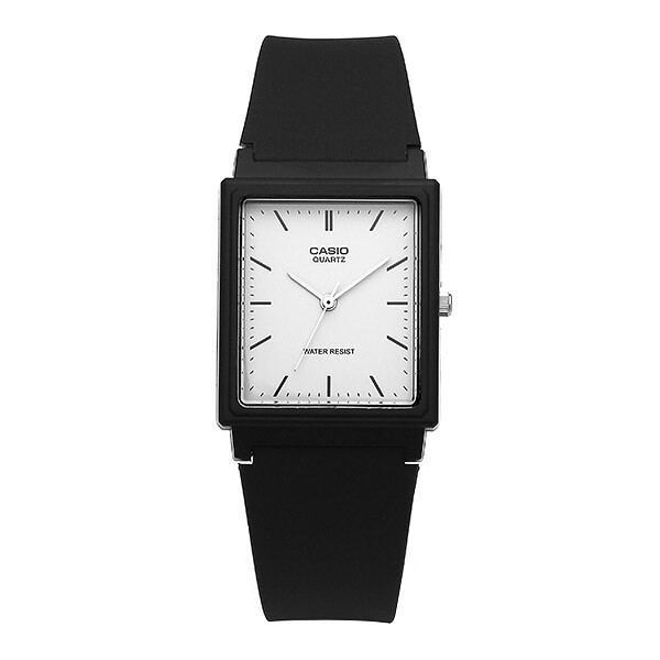 CASIO [하프클럽/카시오]카시오 MQ-27-7EDF (MQ-27-7E) 아날로그 스퀘어 수능 학생 공용 우레탄시계 타임메카