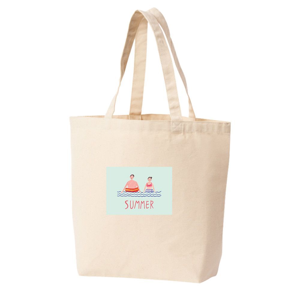 톰스외 알티피아 에코백 여름즐기기 해변에서 수영하며 데이트하기