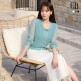 [조르쥬 레쉬]○26SS 인견 블렌딩 글리터 슬리브리스 니트 4종
