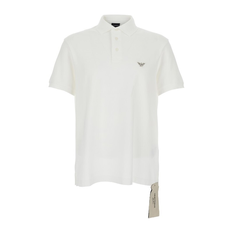 EMPORIO ARMANI 엠포리오 알마니 엠포리오아르마니 로고 자수 클래식 칼라 폴로 티셔츠 EM005358 AF10497U0003