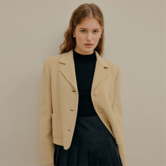 [엽페(서울쇼룸)][엽페] LINE HANDMADE JACKET_YELLOW