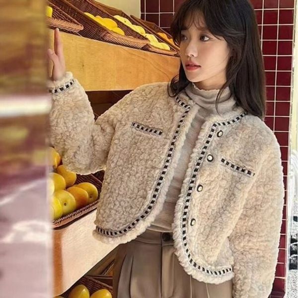 알티피아 [하프클럽/알티피아]여자 시즌 밍크 베이직 퍼 숏기장 재킷 퍼자켓봄자켓 여성아우터 꽃샘추위아우터