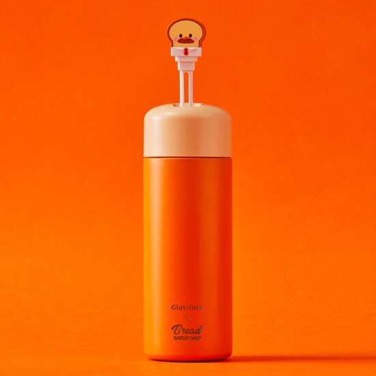 [글라스락]글라스락X브레드이발소 브레드 텀블러 450ml
