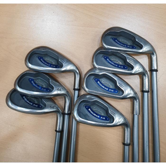 [중고] 캘러웨이골프 겔러웨이 x16 여성용 그라파이트 아이언셋트