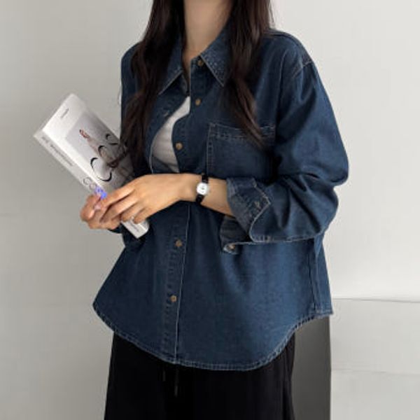 이버유 [하프클럽/이버유]여성 청남방 폴로청남방 청난방 코디